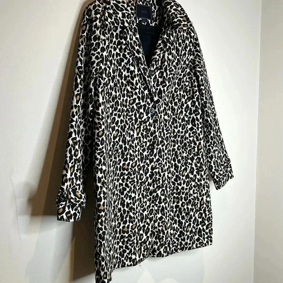 Cotton Trench Coat Leopard Print - Picture 4 of 12
